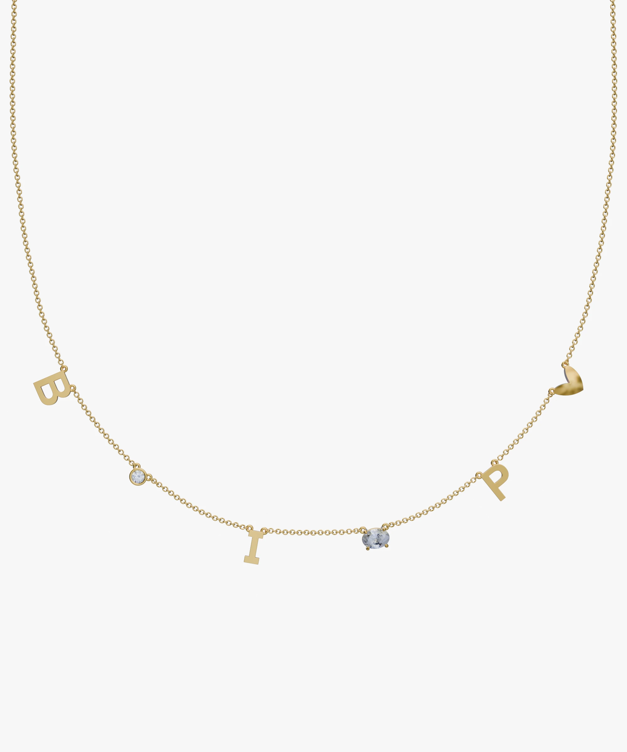 Personalised Charm Necklace classajewellers