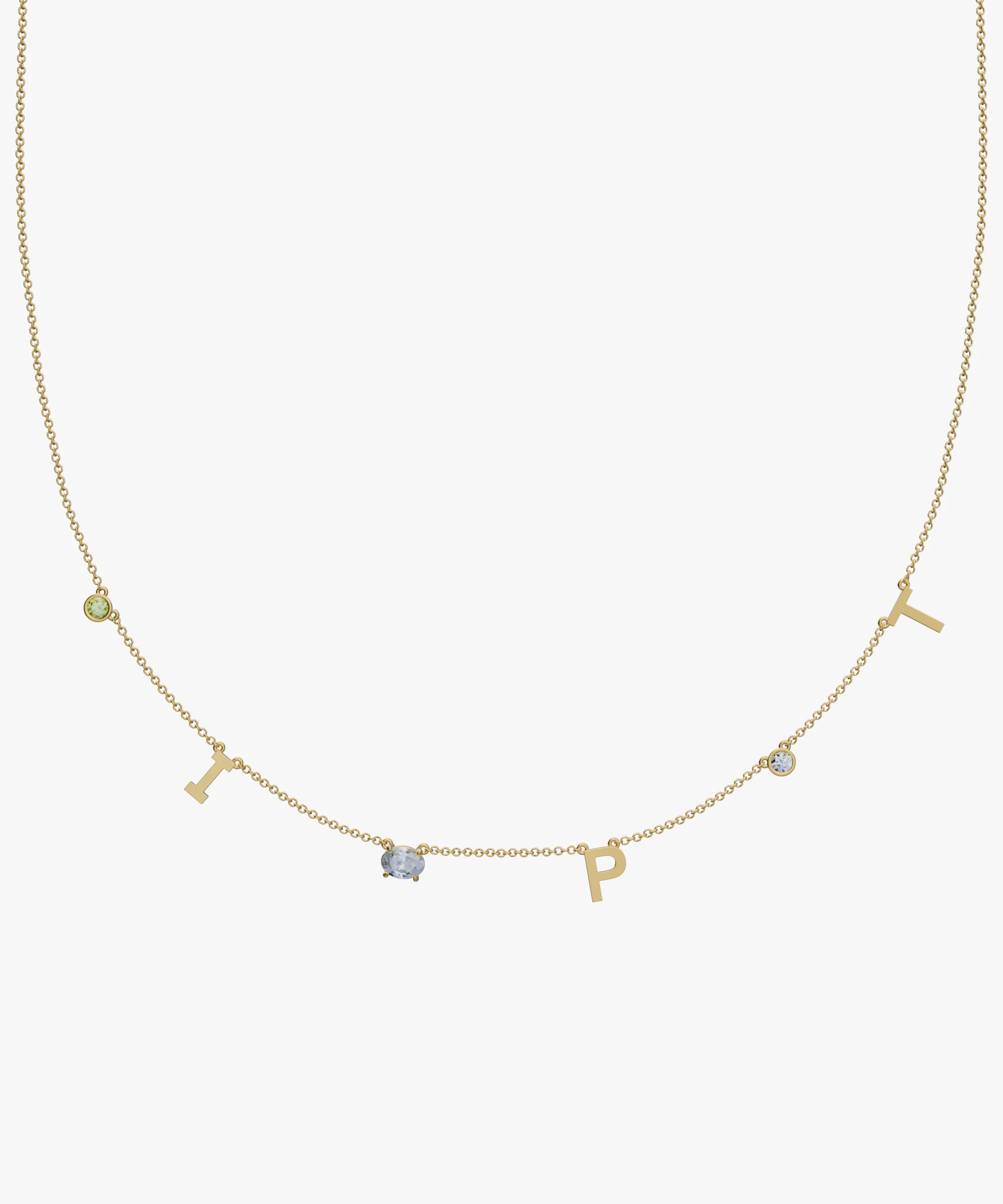 Personalised Charm Necklace classajewellers