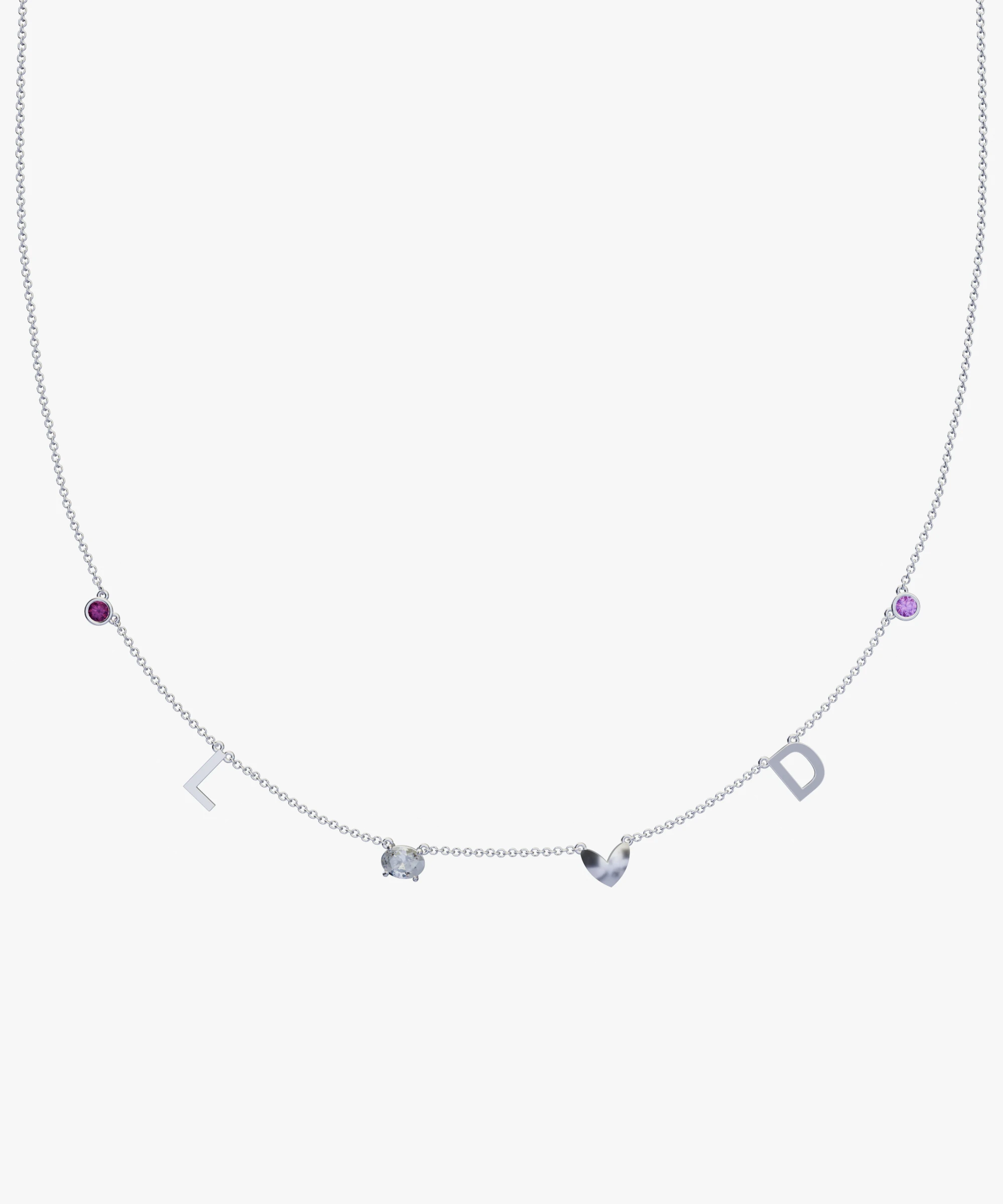 Personalised Charm Necklace classajewellers