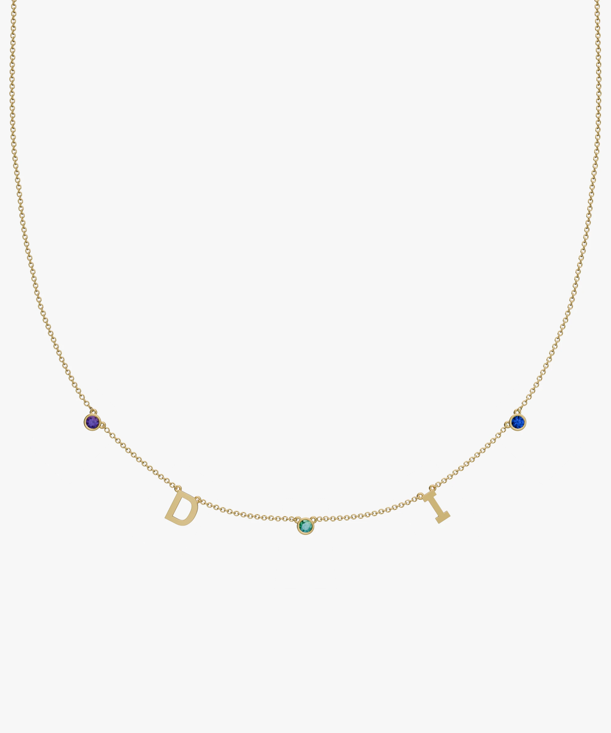 Personalised Charm Necklace classajewellers