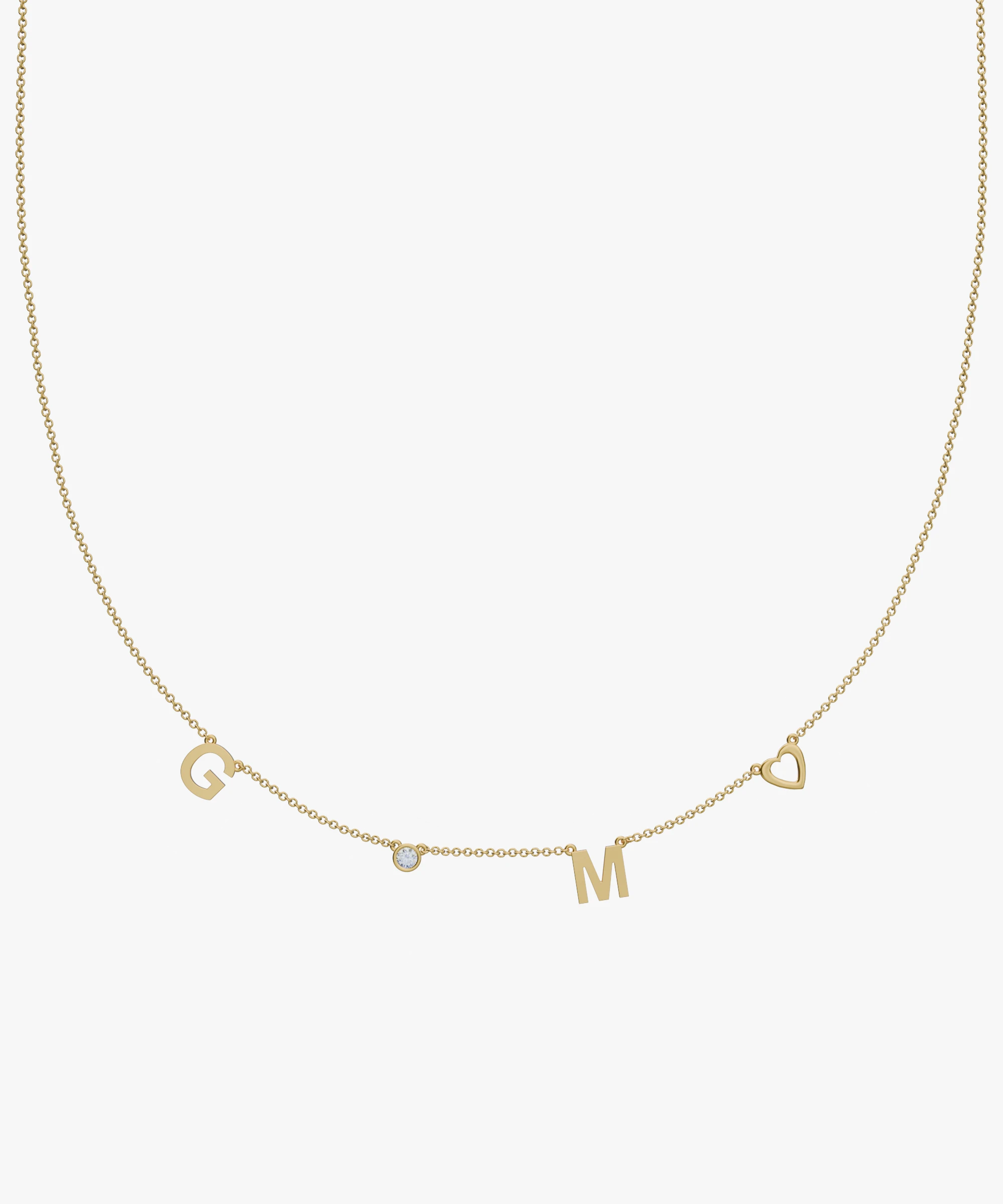 Personalised Charm Necklace classajewellers