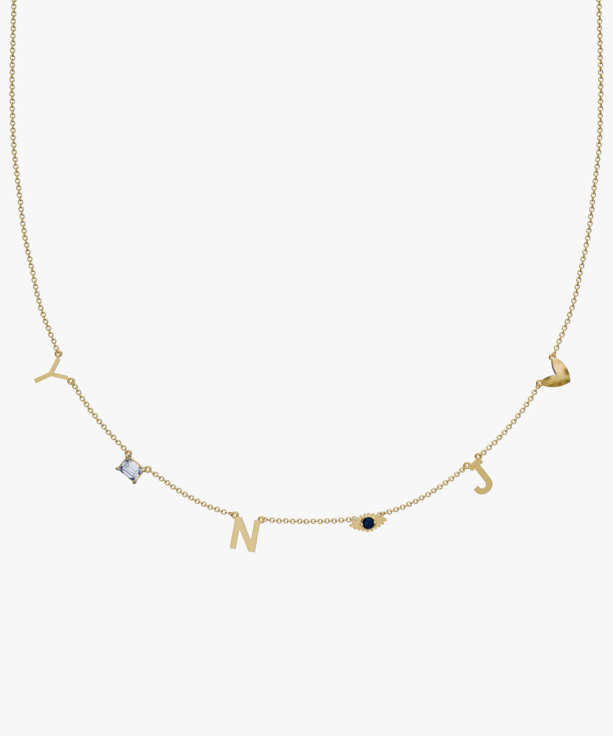 Personalised Charm Necklace classajewellers
