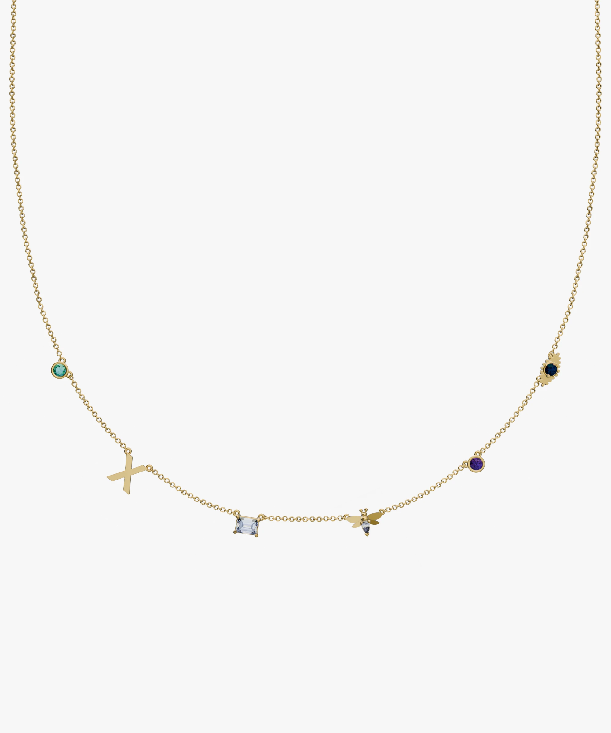 Personalised Charm Necklace classajewellers