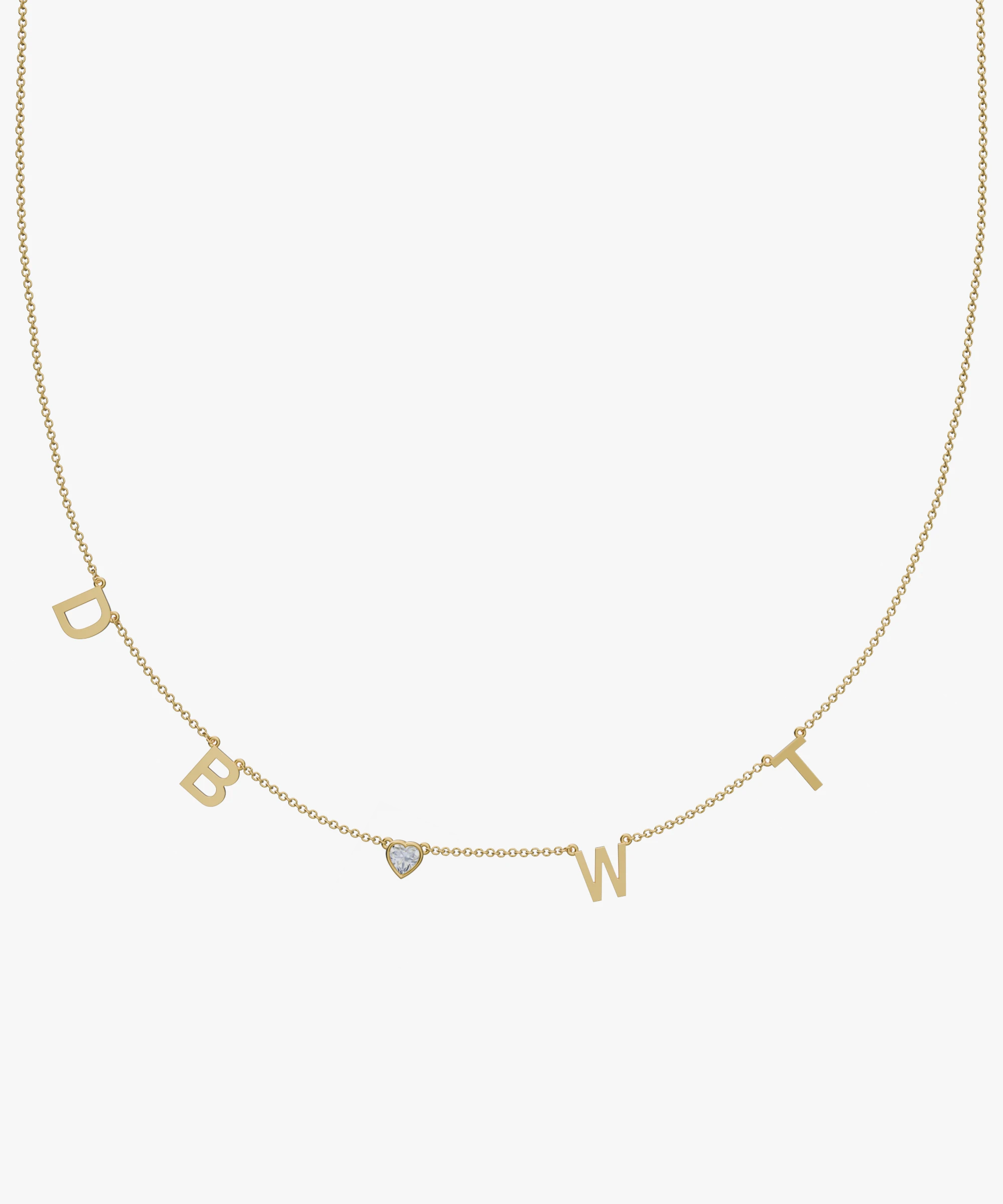 Personalised Charm Necklace classajewellers