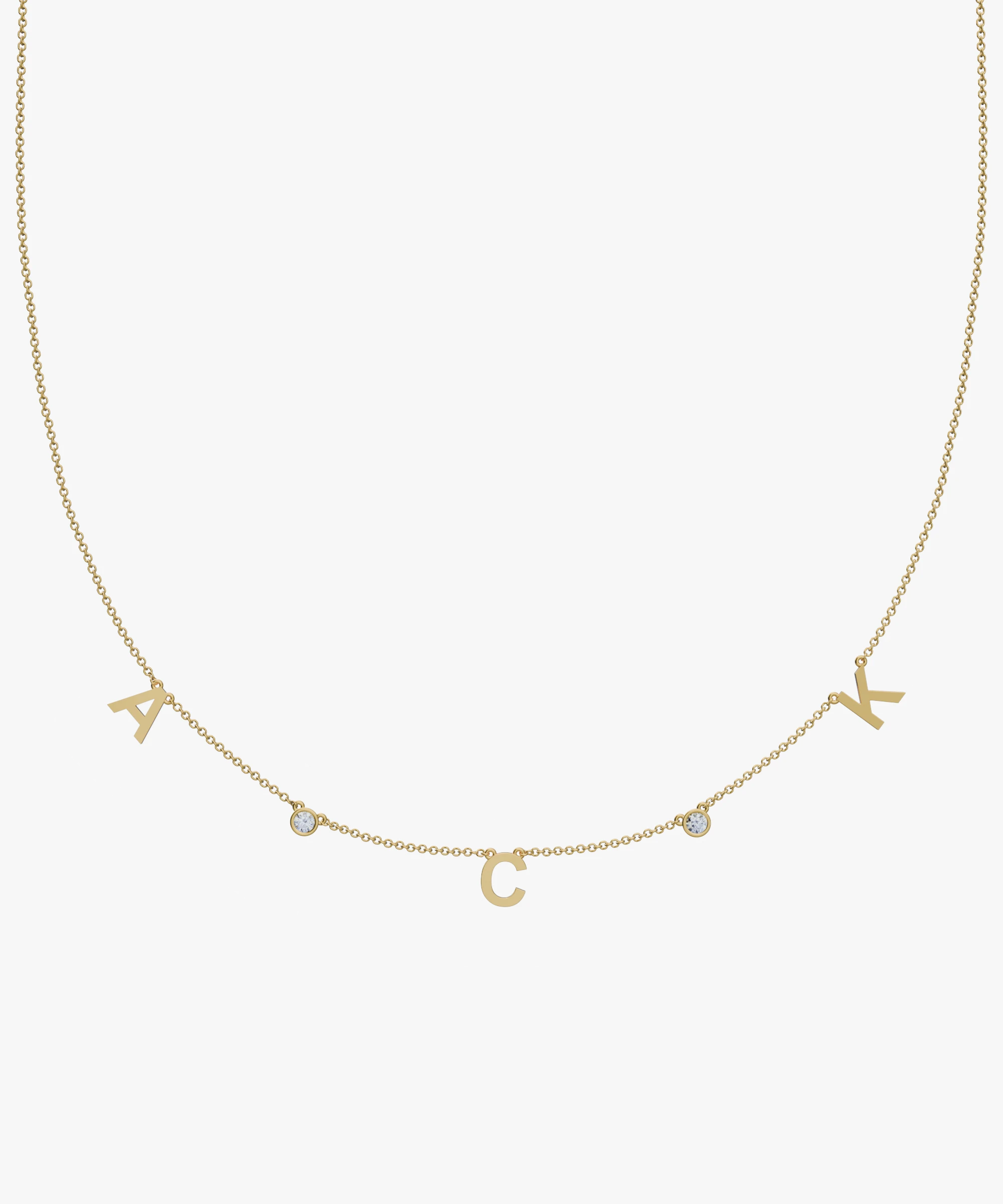 Personalised Charm Necklace classajewellers