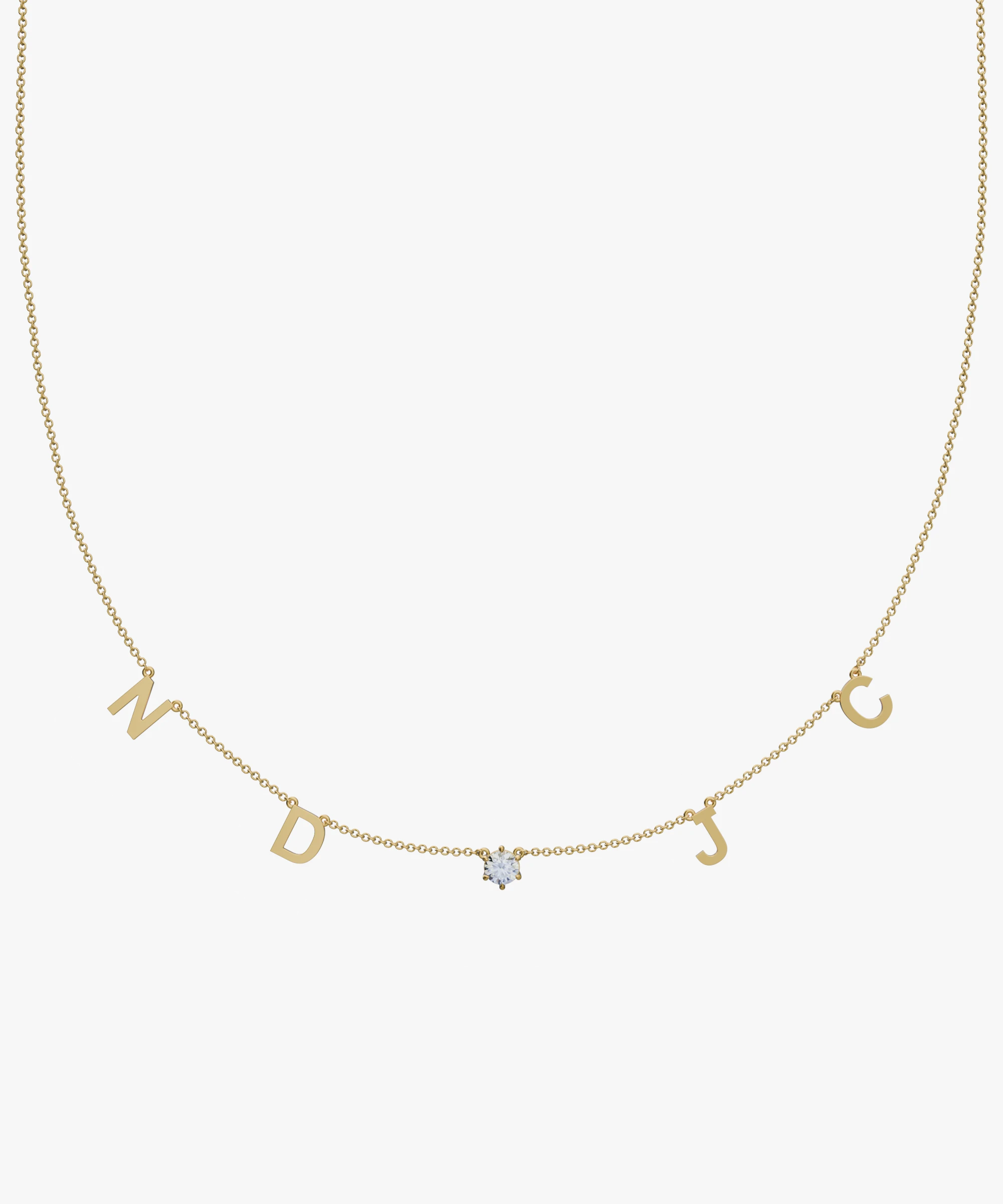 Personalised Charm Necklace classajewellers