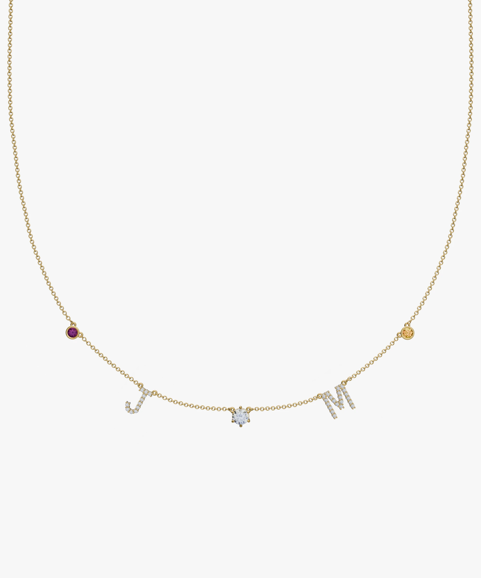 Personalised Charm Necklace classajewellers