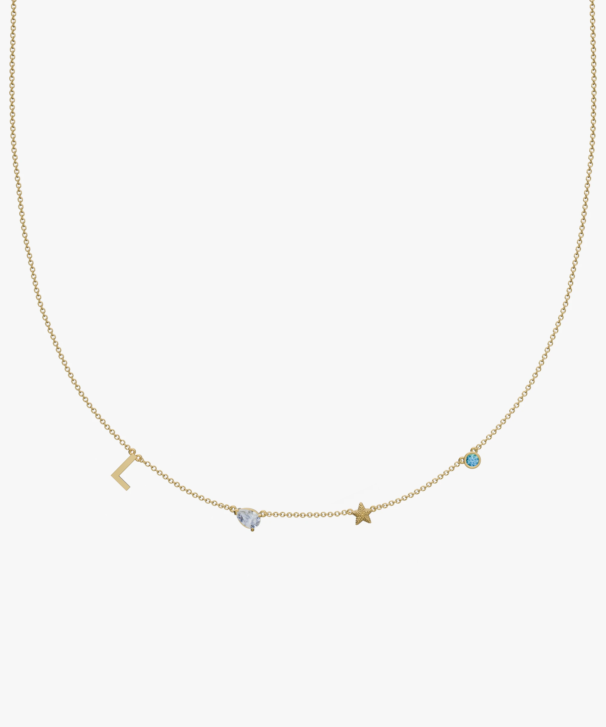 Personalised Charm Necklace classajewellers
