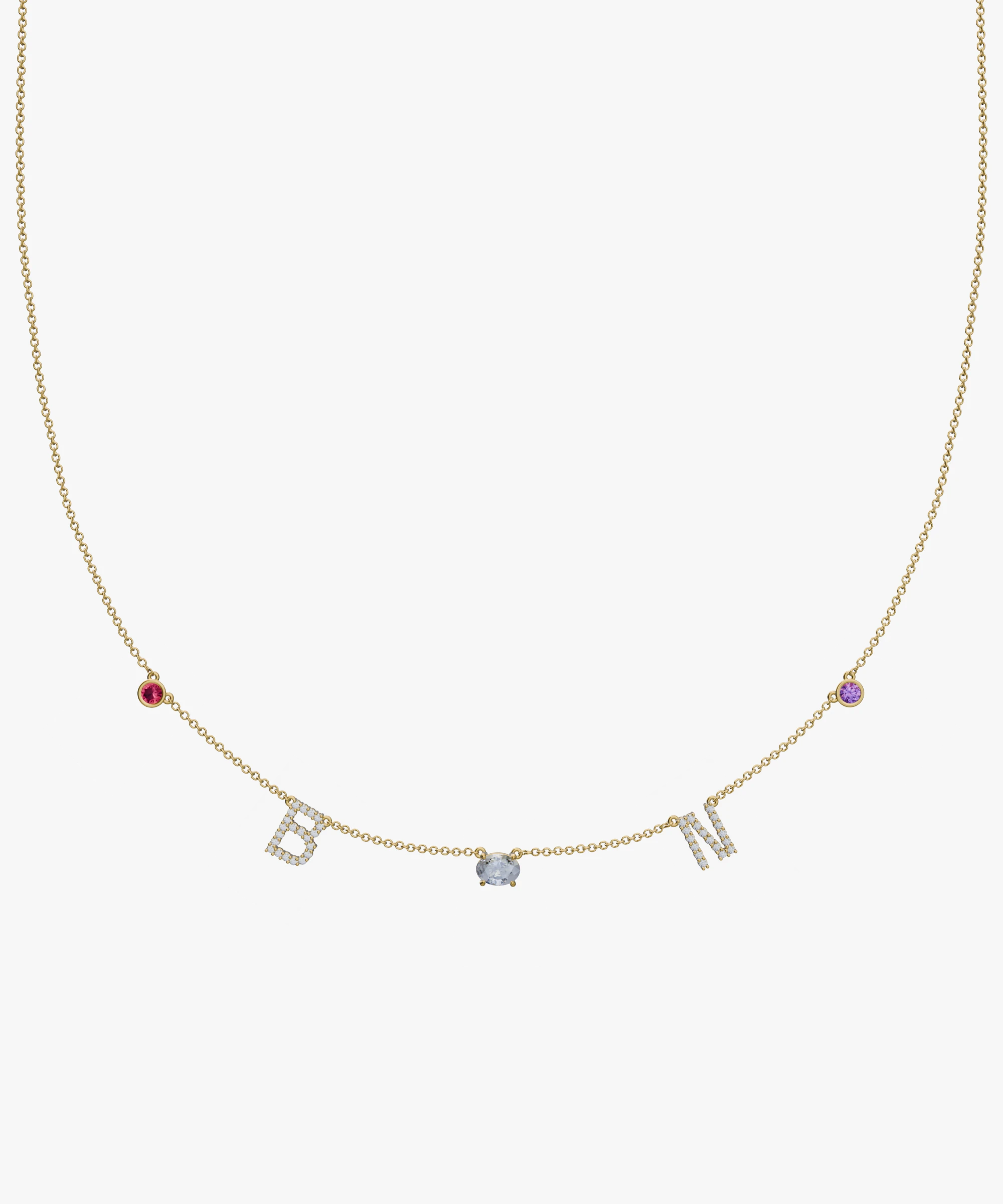 Personalised Charm Necklace classajewellers