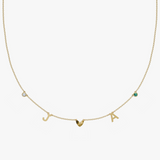 Personalised Charm Necklace classajewellers