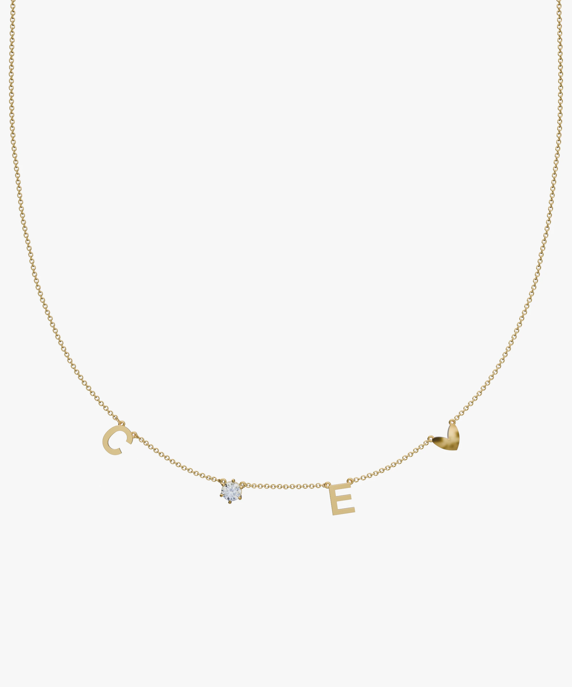 Personalised Charm Necklace classajewellers