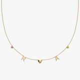 Personalised Charm Necklace classajewellers