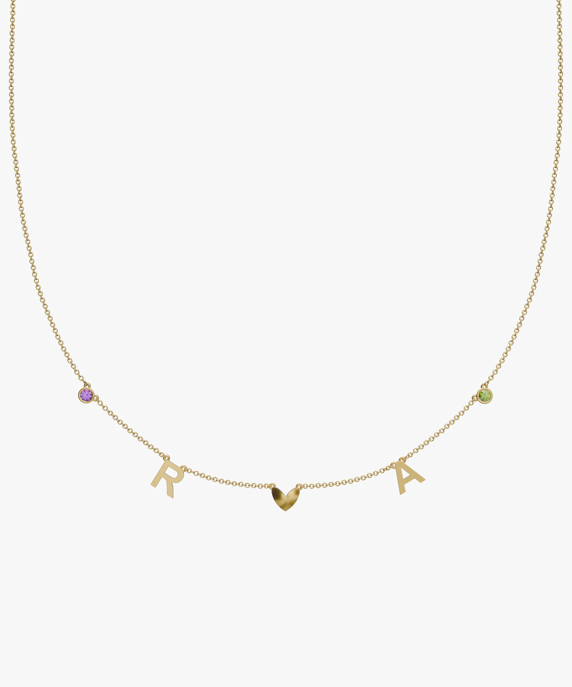Personalised Charm Necklace classajewellers