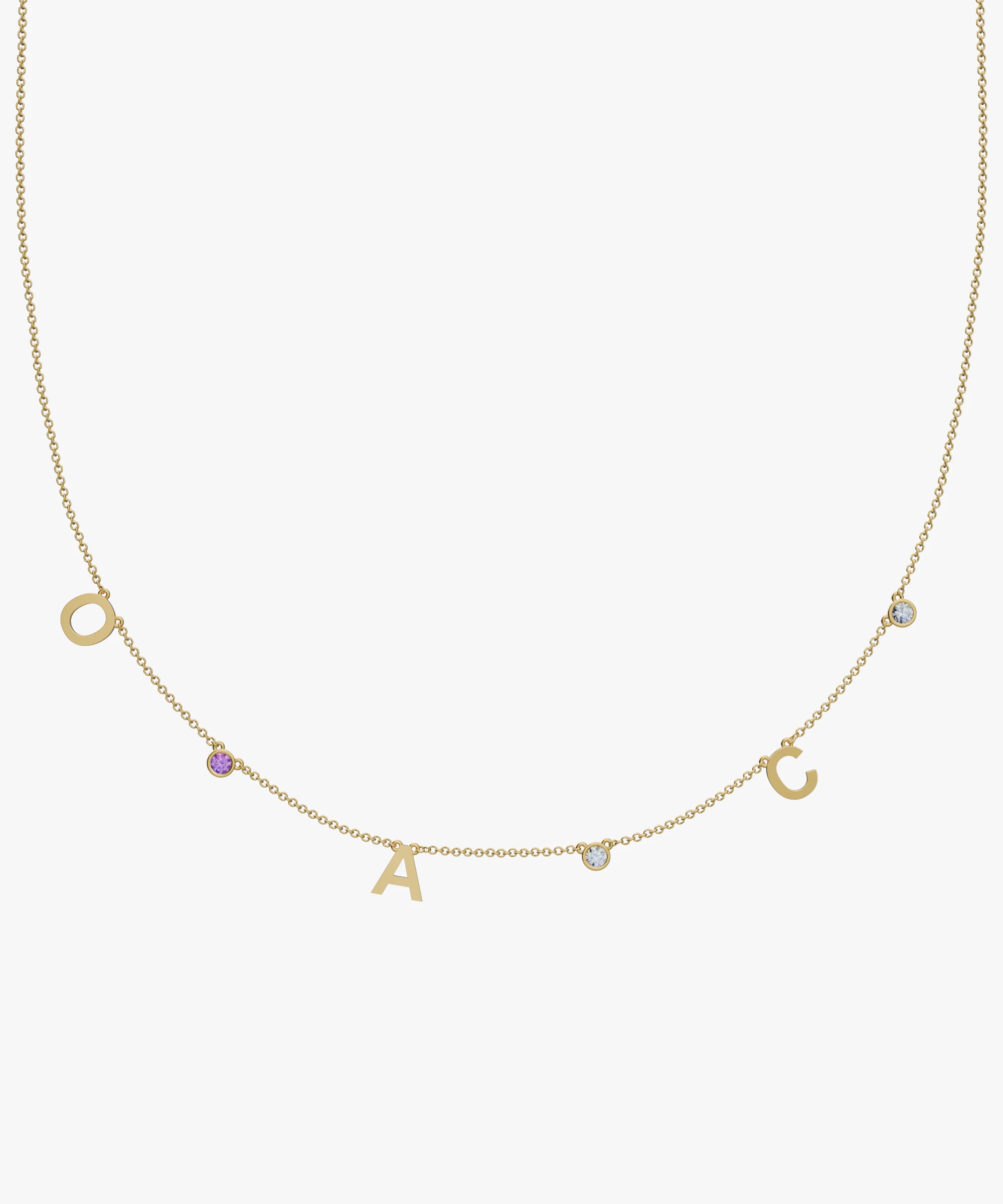 Personalised Charm Necklace classajewellers