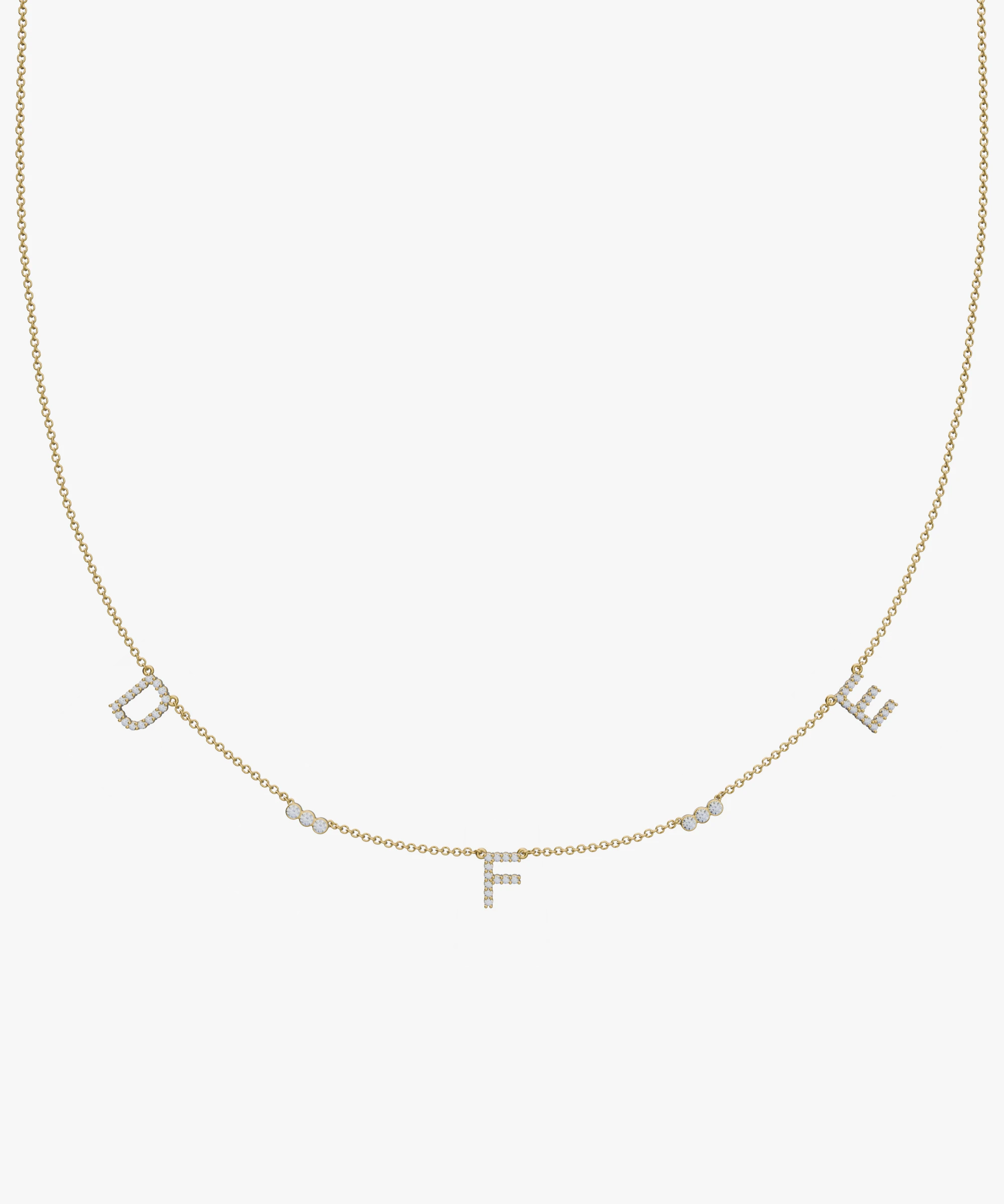 Personalised Charm Necklace classajewellers
