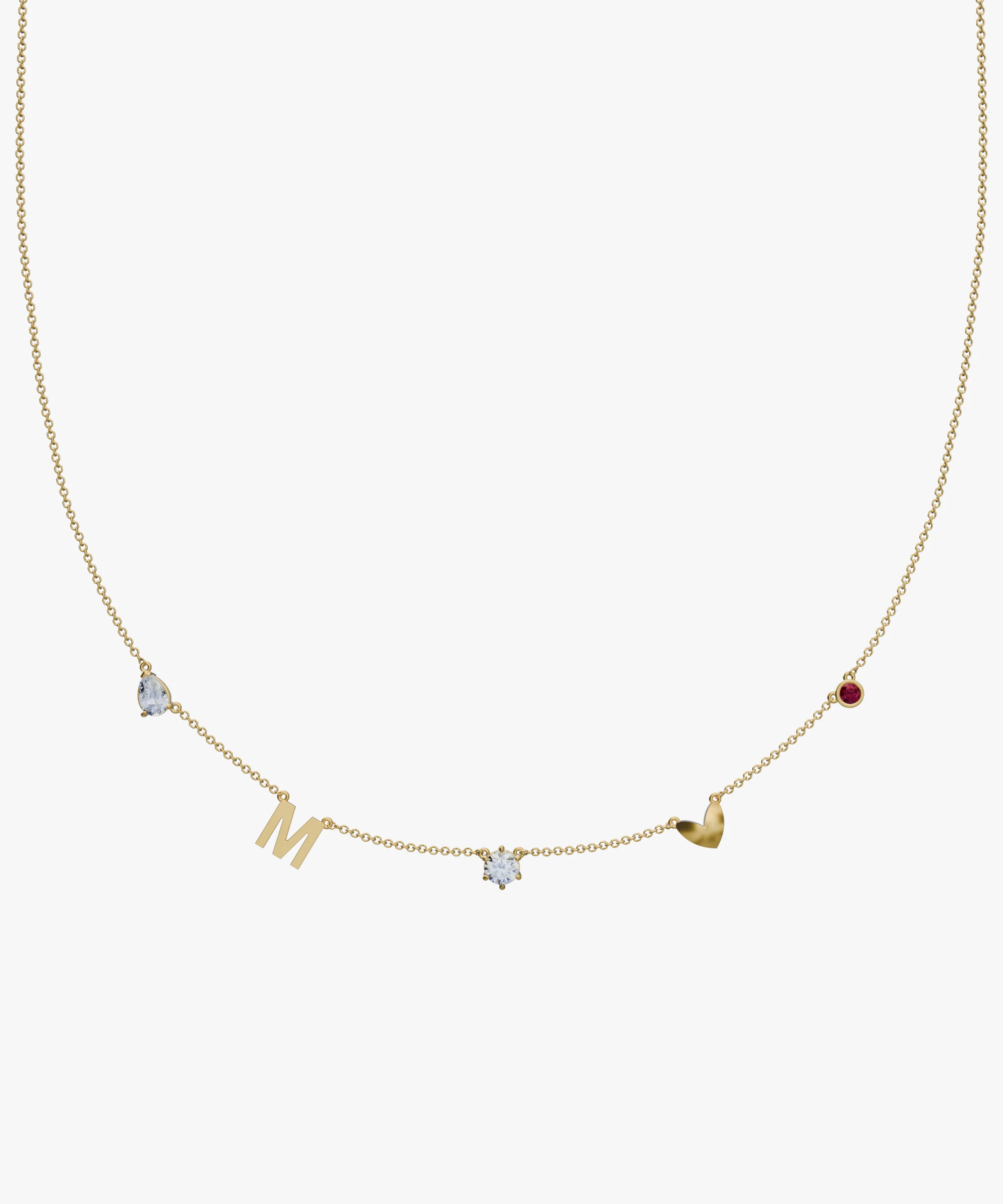Personalised Charm Necklace classajewellers