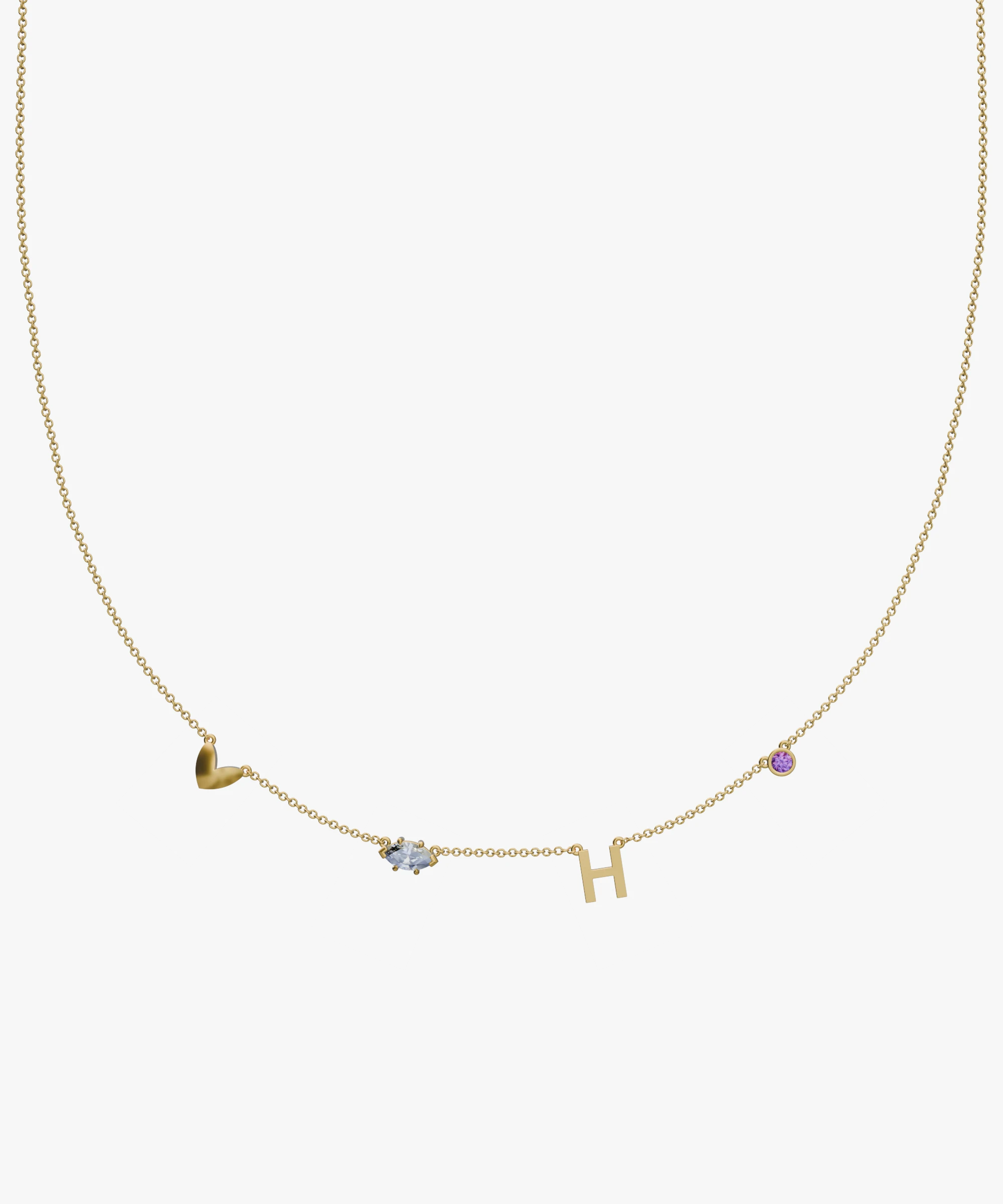 Personalised Charm Necklace classajewellers