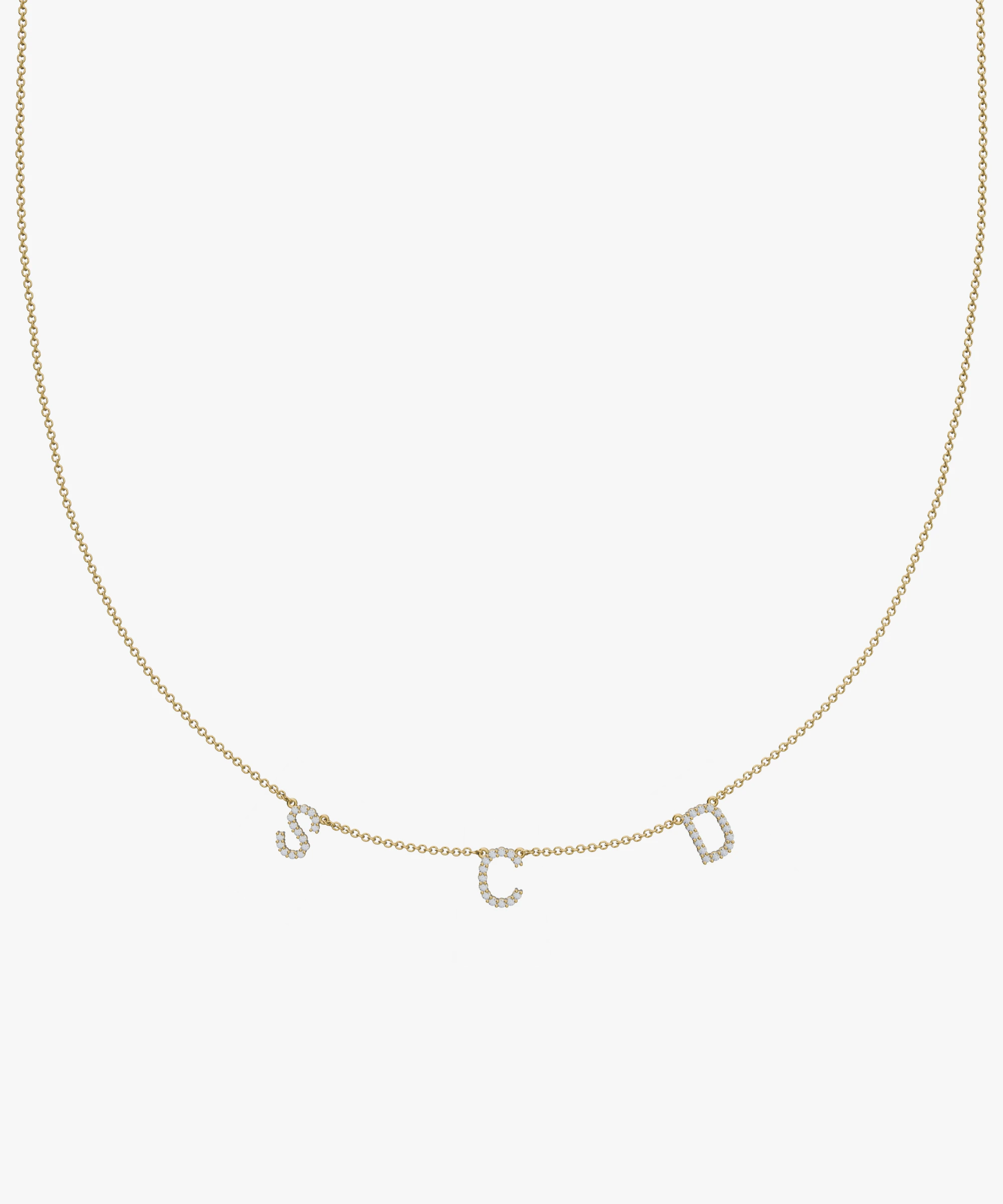 Personalised Charm Necklace classajewellers