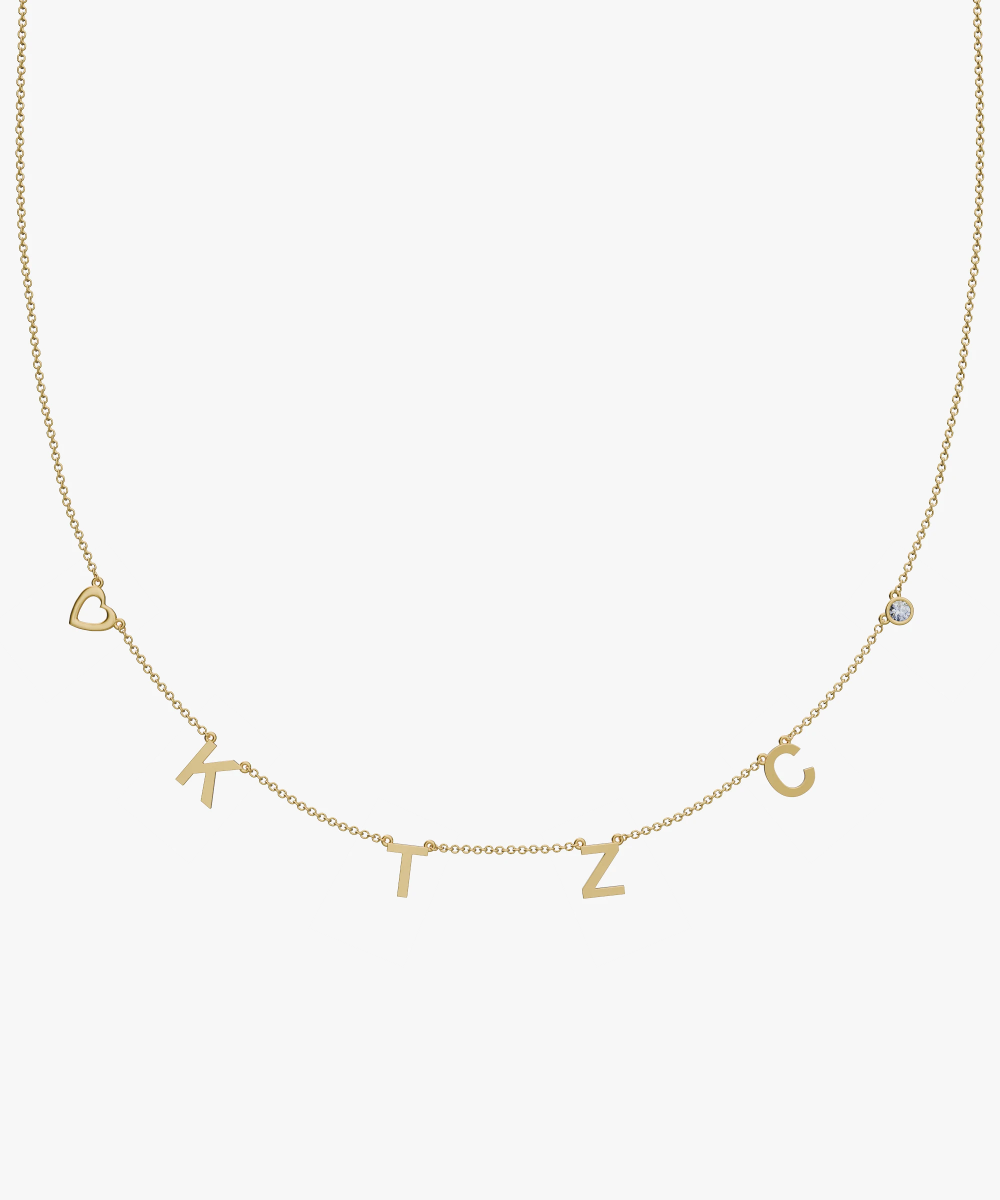 Personalised Charm Necklace