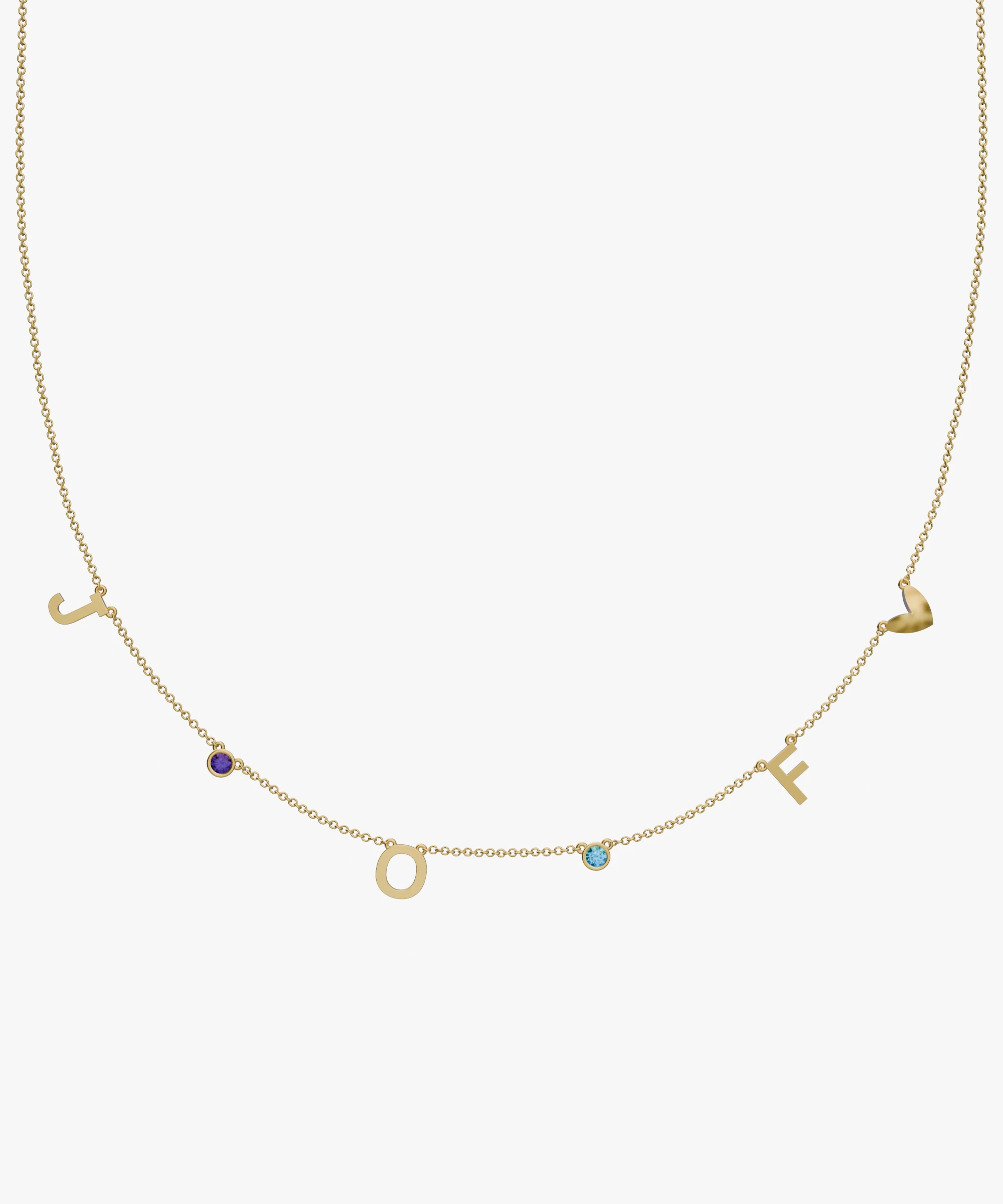 Personalised Charm Necklace
