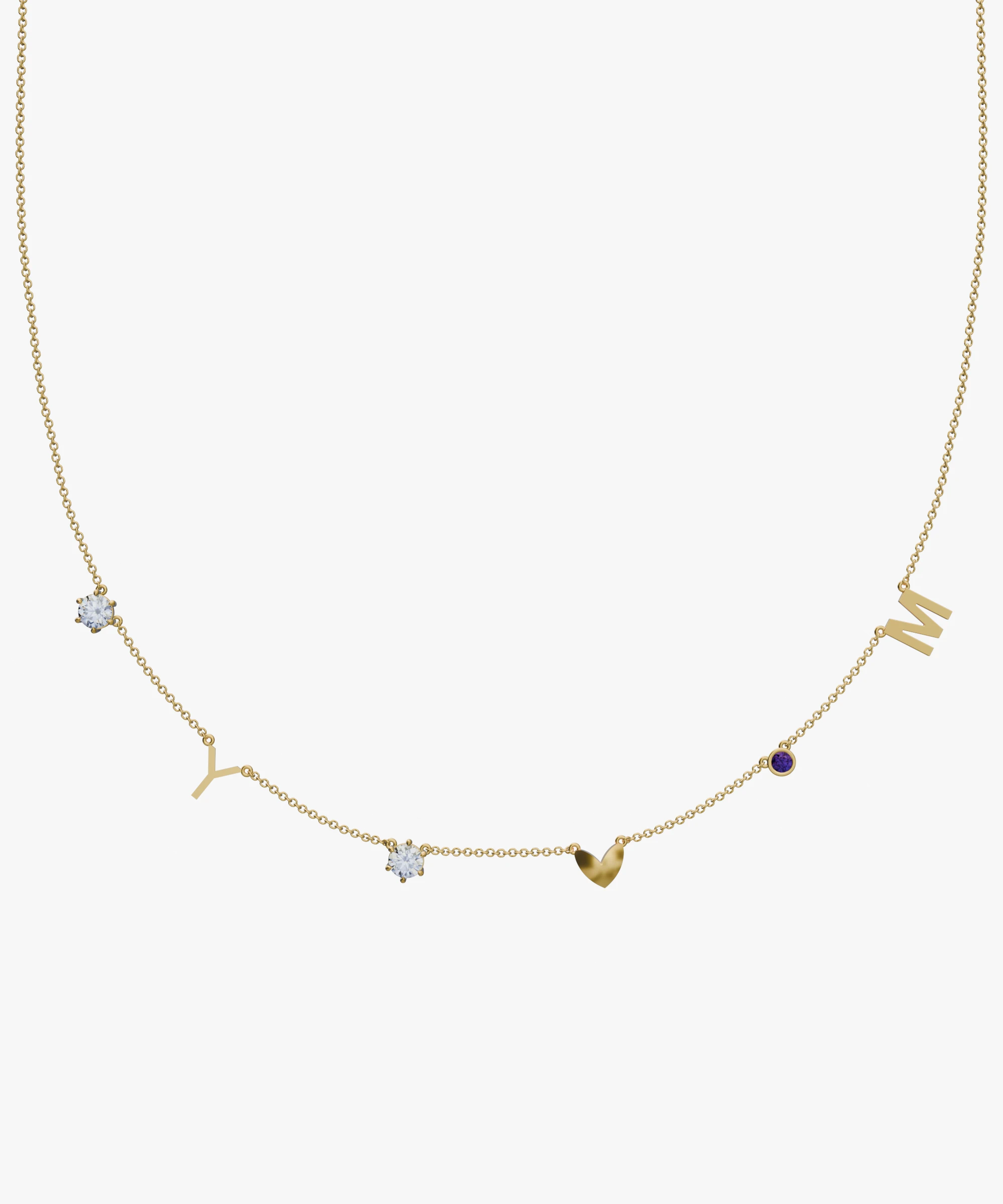 Personalised Charm Necklace