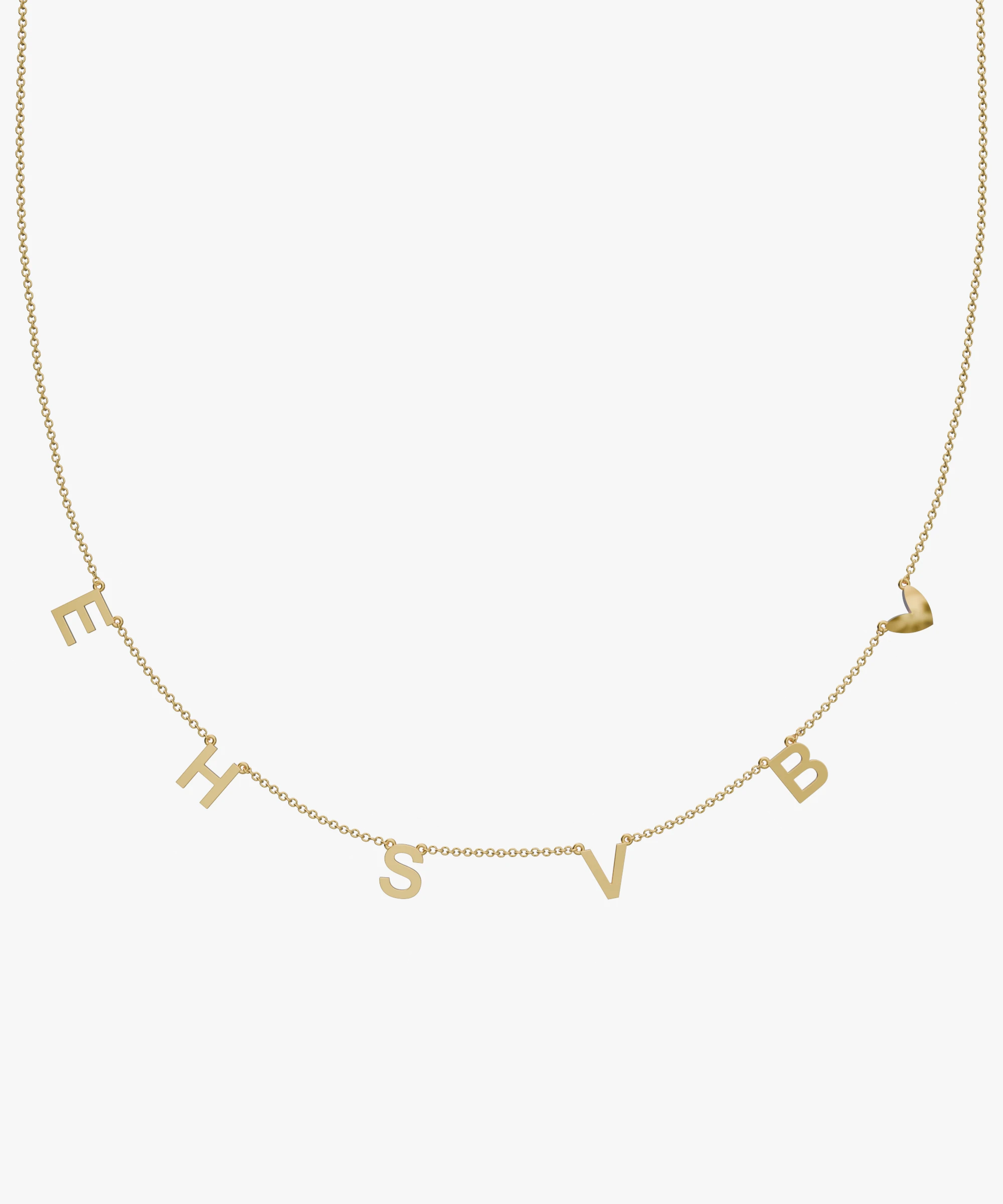 Personalised Charm Necklace