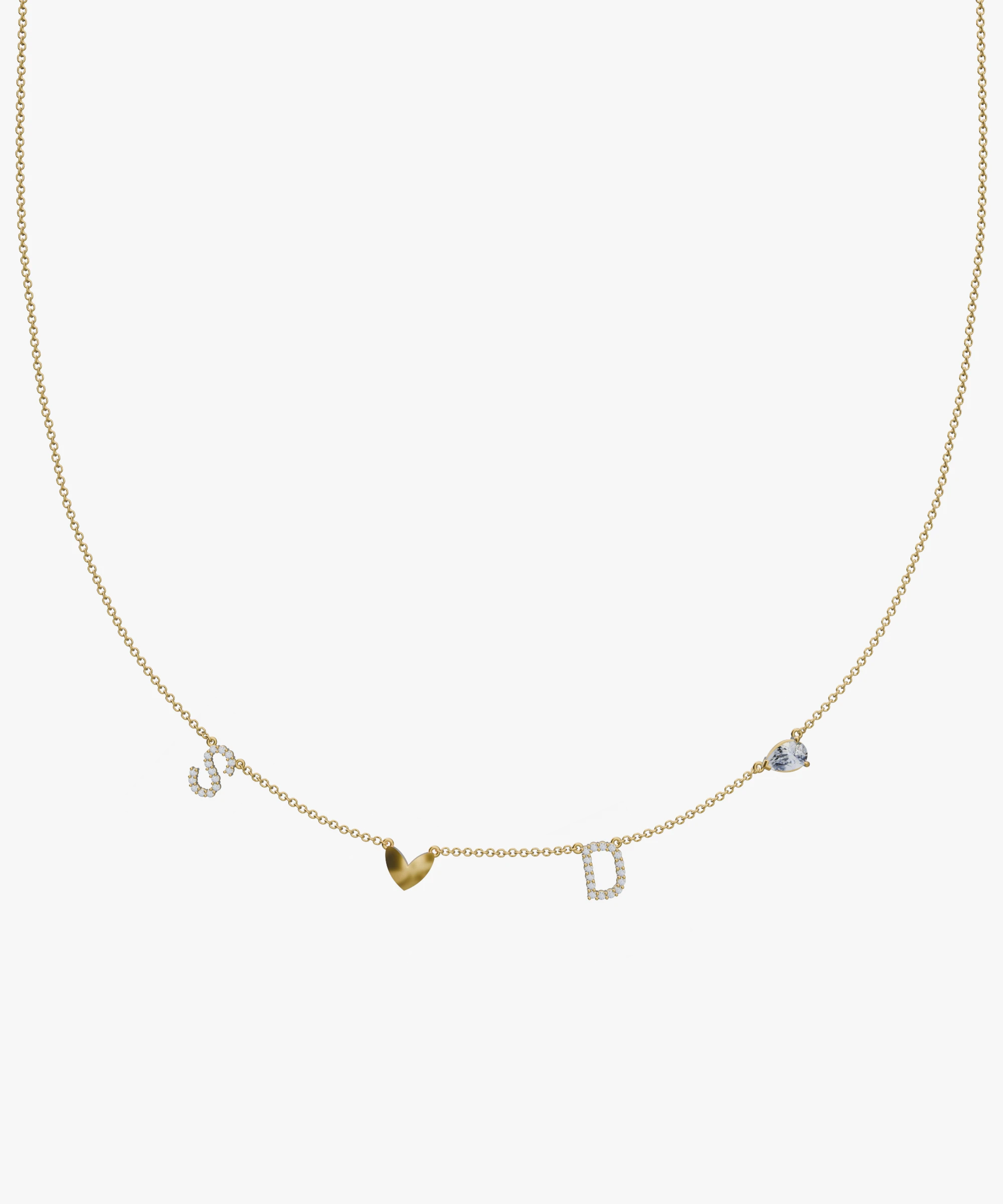 Personalised Charm Necklace