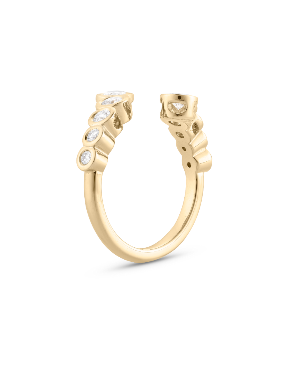 Elodie Round Bezel Wrap Ring