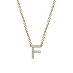 Diamond Initial Necklace