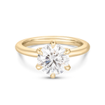 Jessica 2.52ct Brilliant Round Solitaire Diamond Engagement Ring