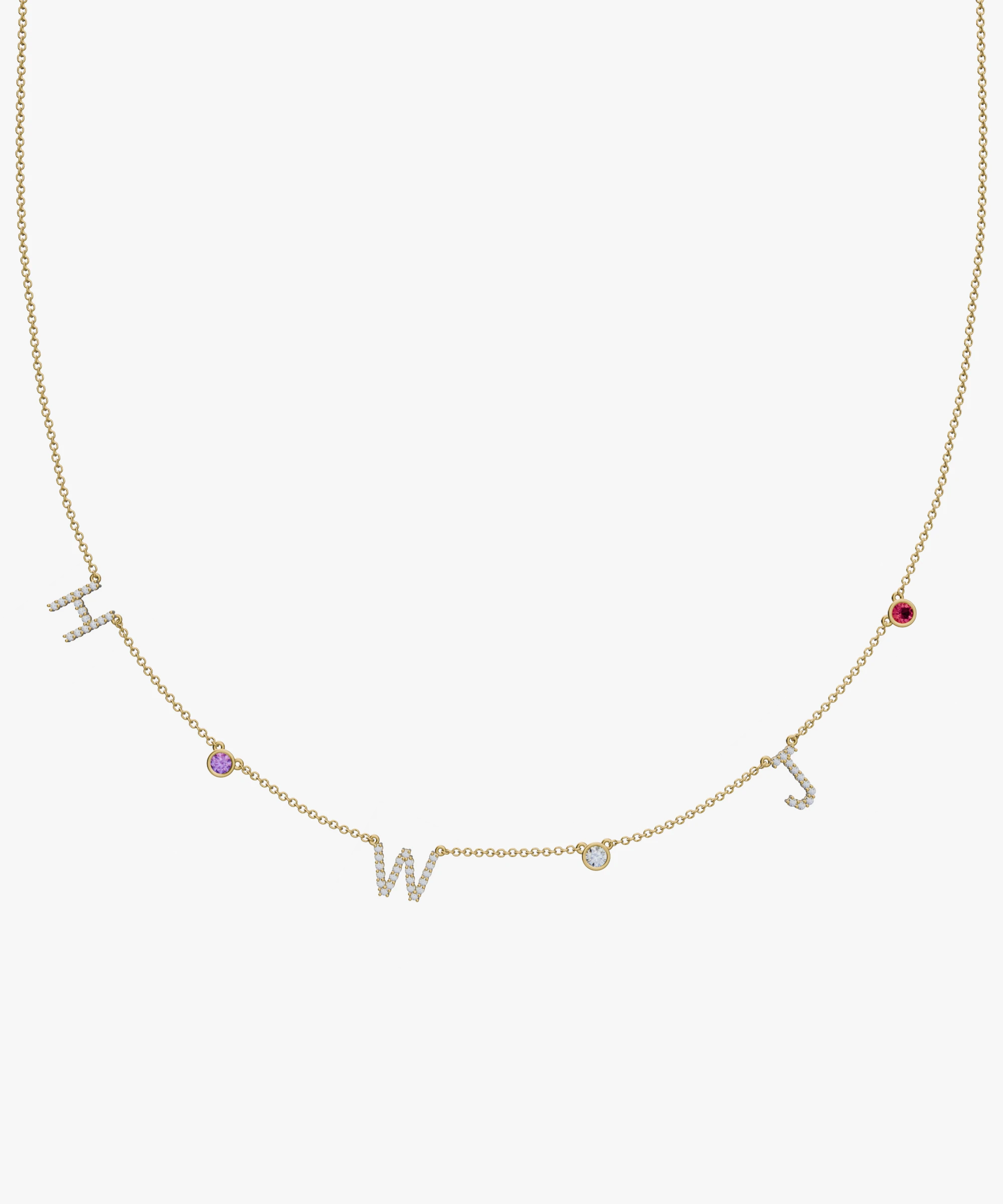 Personalised Charm Necklace