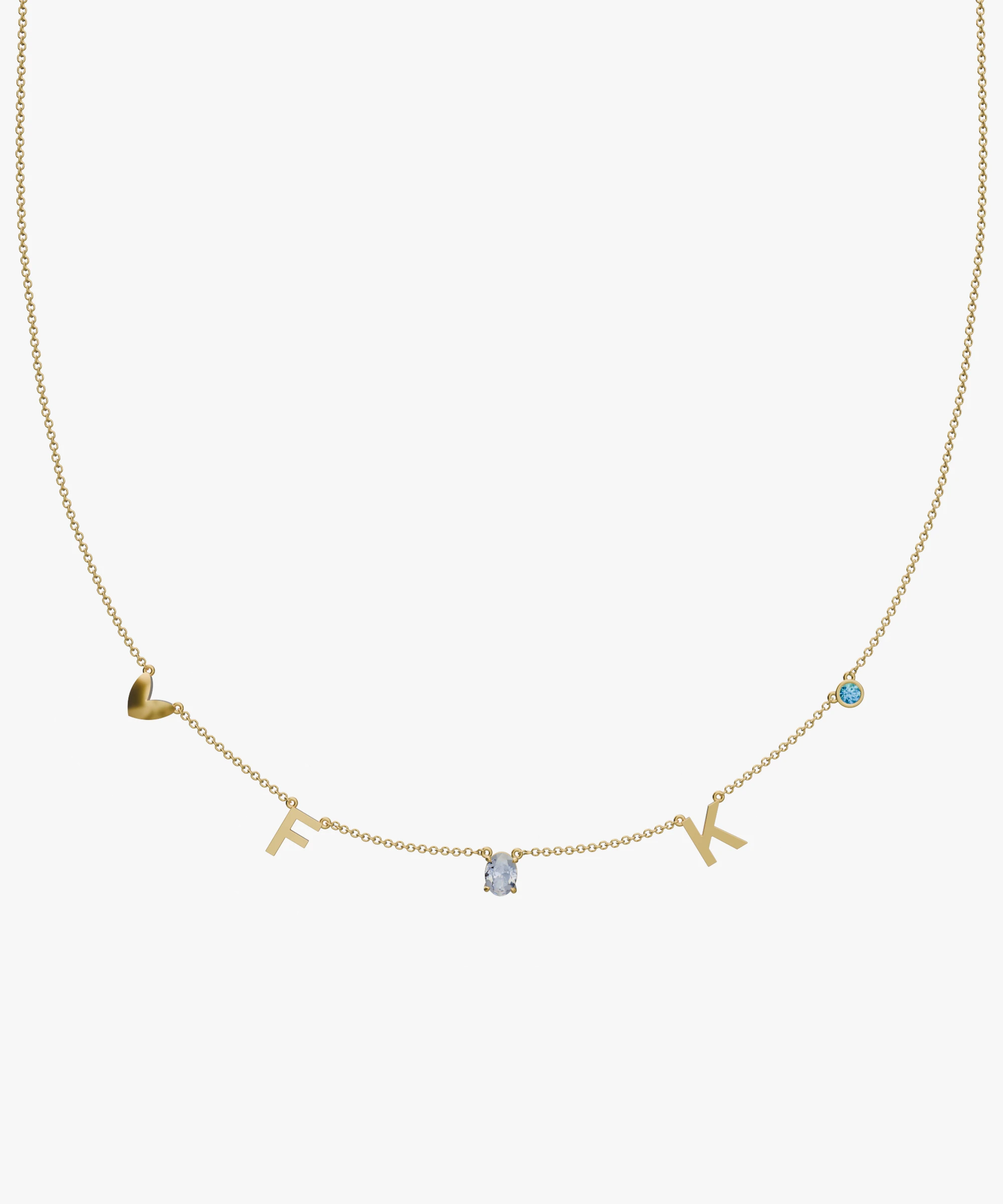 Personalised Charm Necklace