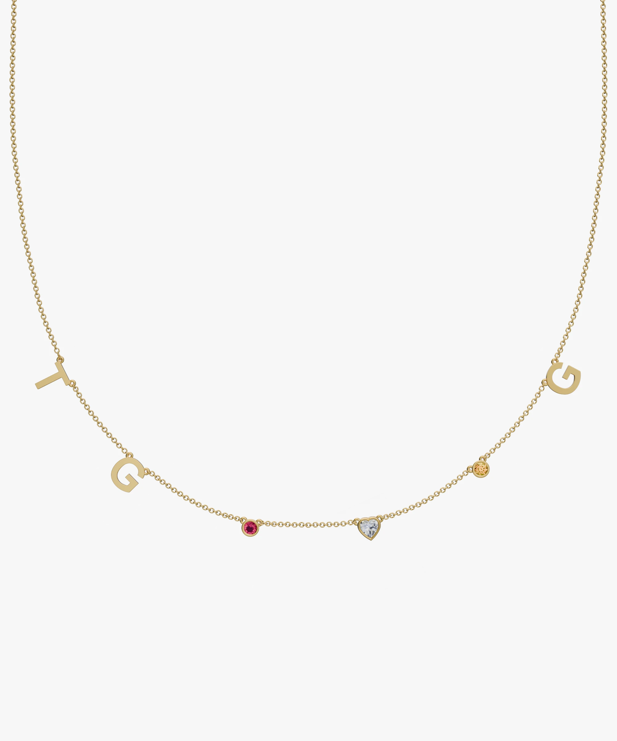 Personalised Charm Necklace classajewellers