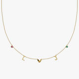 Personalised Charm Necklace Builder