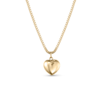 Dome Heart Necklace