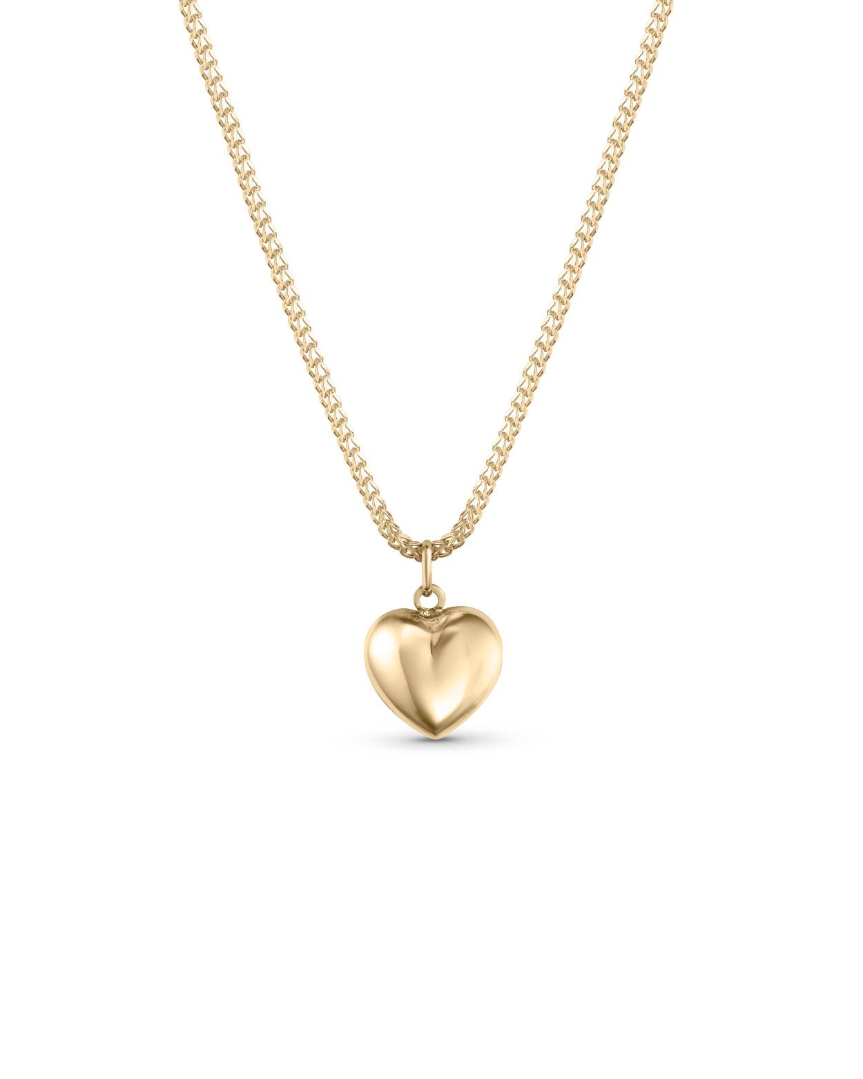 Dome Heart Necklace