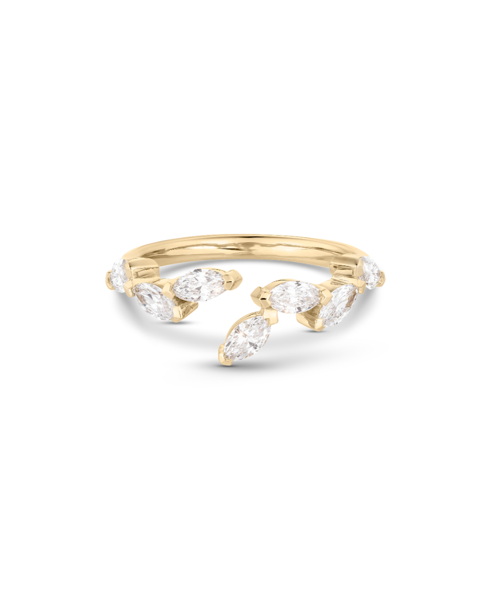 Colette Marquise Diamond Wrap Ring