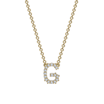 Diamond Initial Necklace
