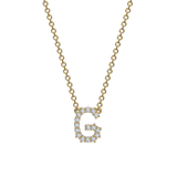 Diamond Initial Necklace