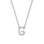 Diamond Initial Necklace