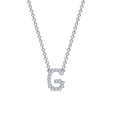 Diamond Initial Necklace