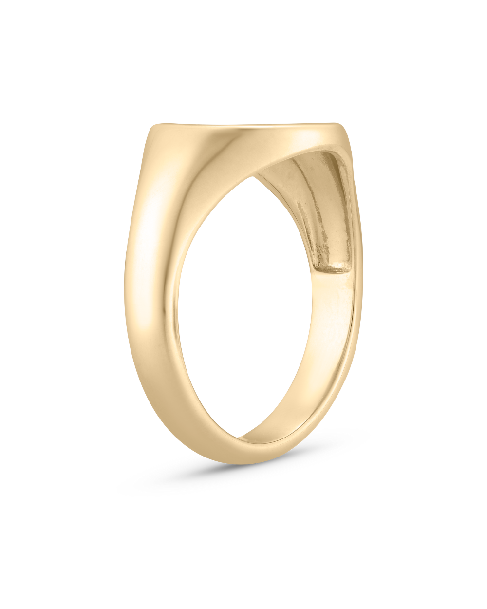 Bold Round Signet Ring
