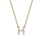 Diamond Initial Necklace