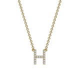 Diamond Initial Necklace