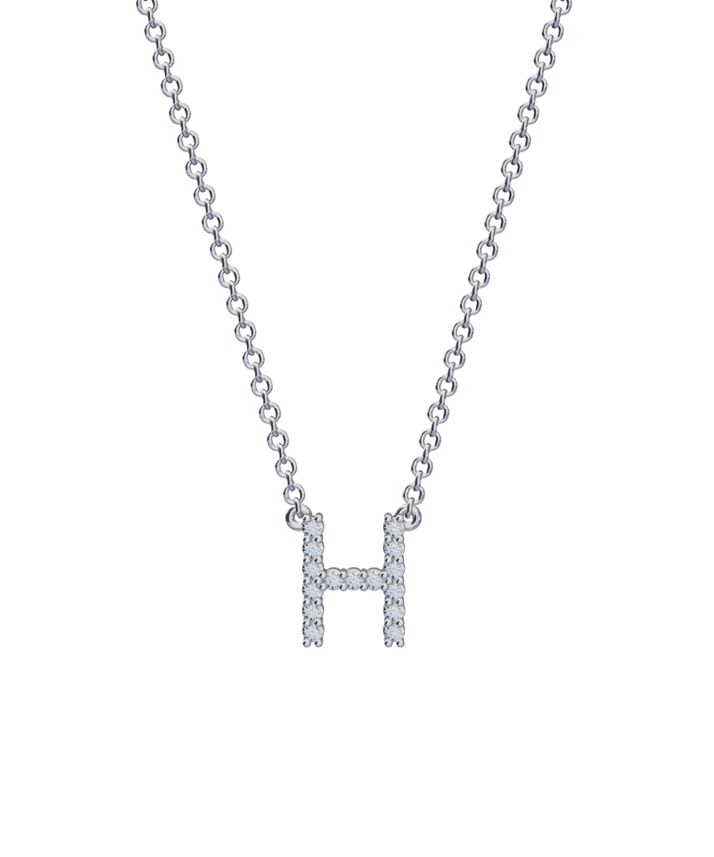 Diamond Initial Necklace