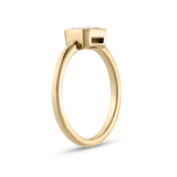 Christine 0.90ct Radiant Diamond East West Bezel Engagement Ring