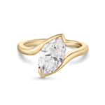 Florence 2.01ct Marquise Wrap Diamond Engagement Ring
