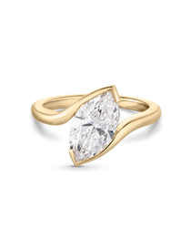 Florence 2.01ct Marquise Wrap Diamond Engagement Ring