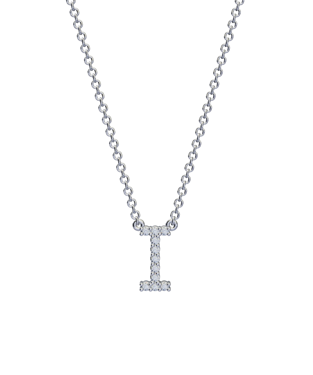Diamond Initial Necklace