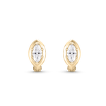 Cleo Marquise Diamond Huggies Earrings